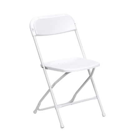 White Folding Chair