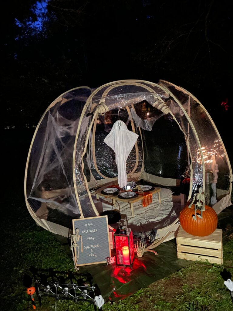 Halloween bubble tent