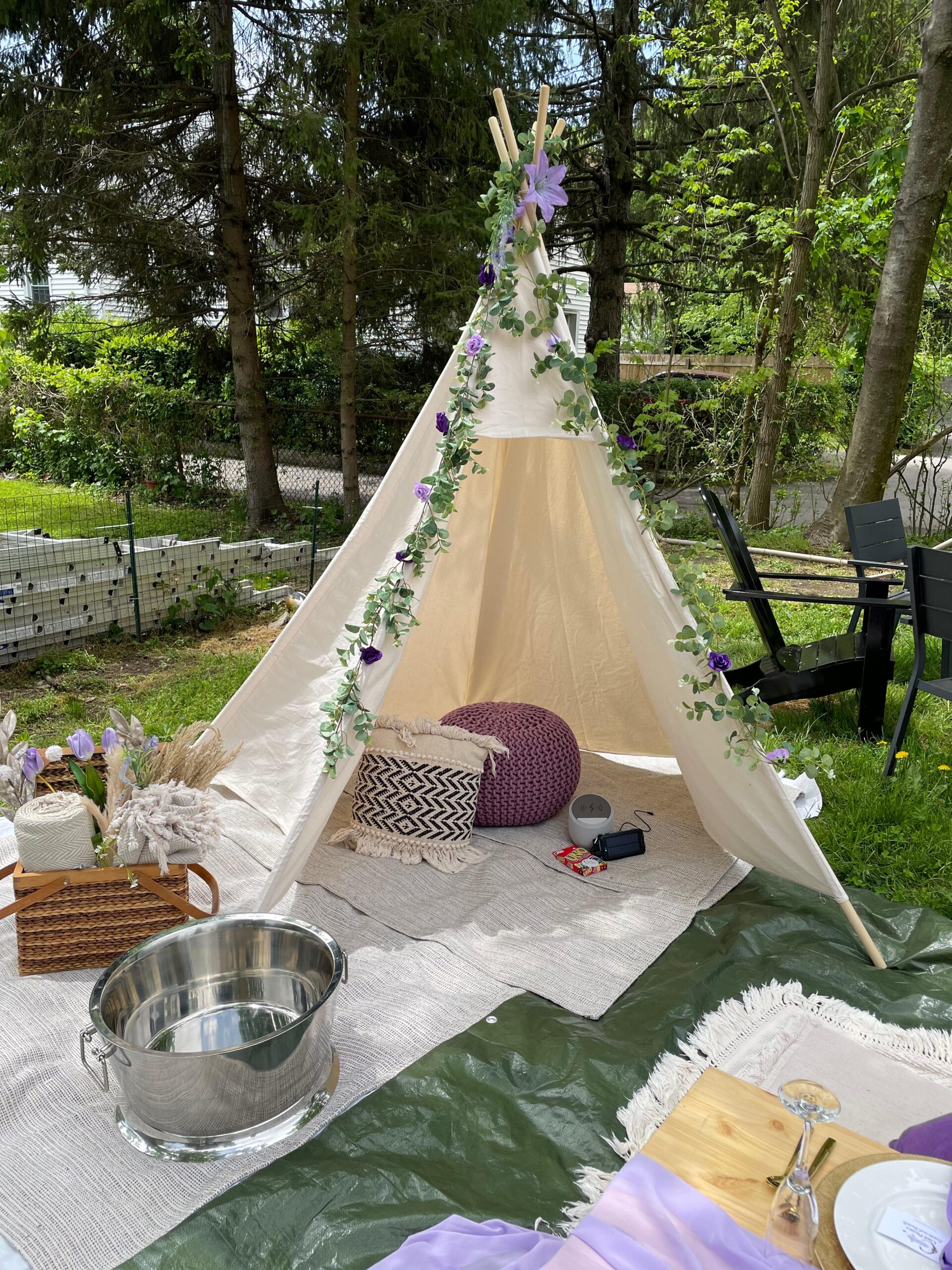 purple picnic x6 tent